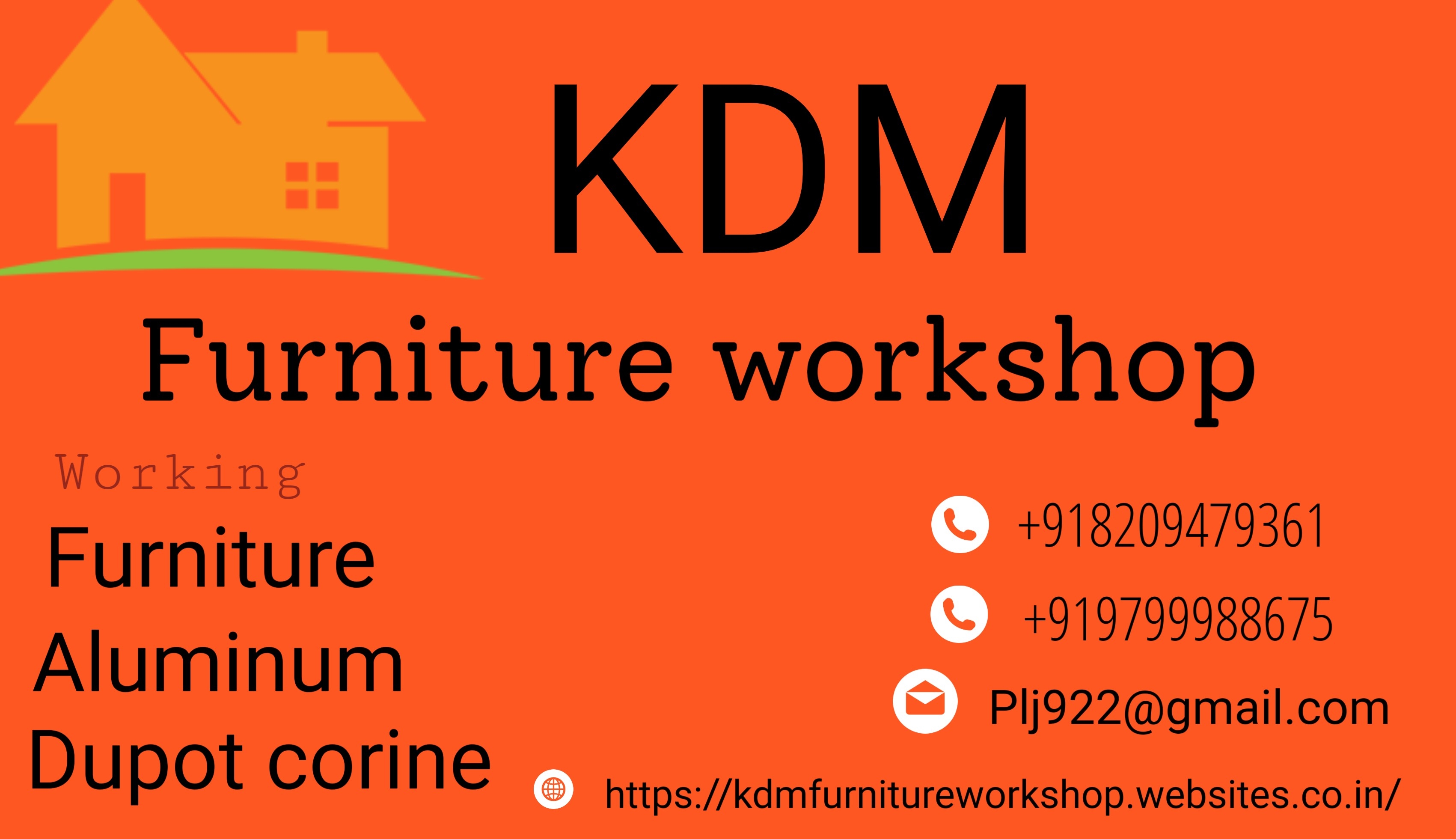 KDM furniture workshop logo